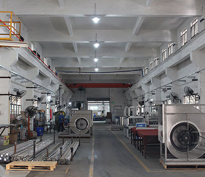 套裝離心風(fēng)機(jī)的生產(chǎn)環(huán)境 套裝離心風(fēng)機(jī)的生產(chǎn)環(huán)境